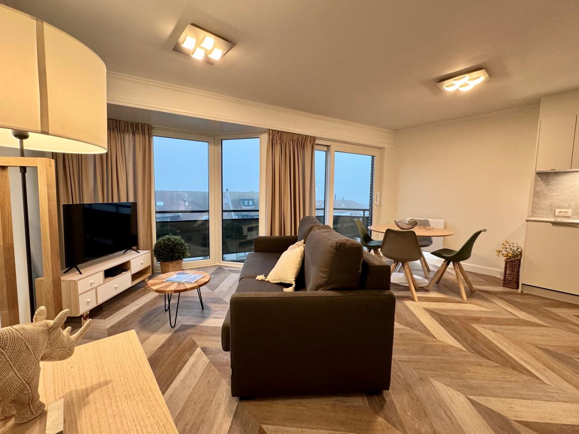 Cozy Panorama Flat By The Beach Кнокке-Хейст Экстерьер фото