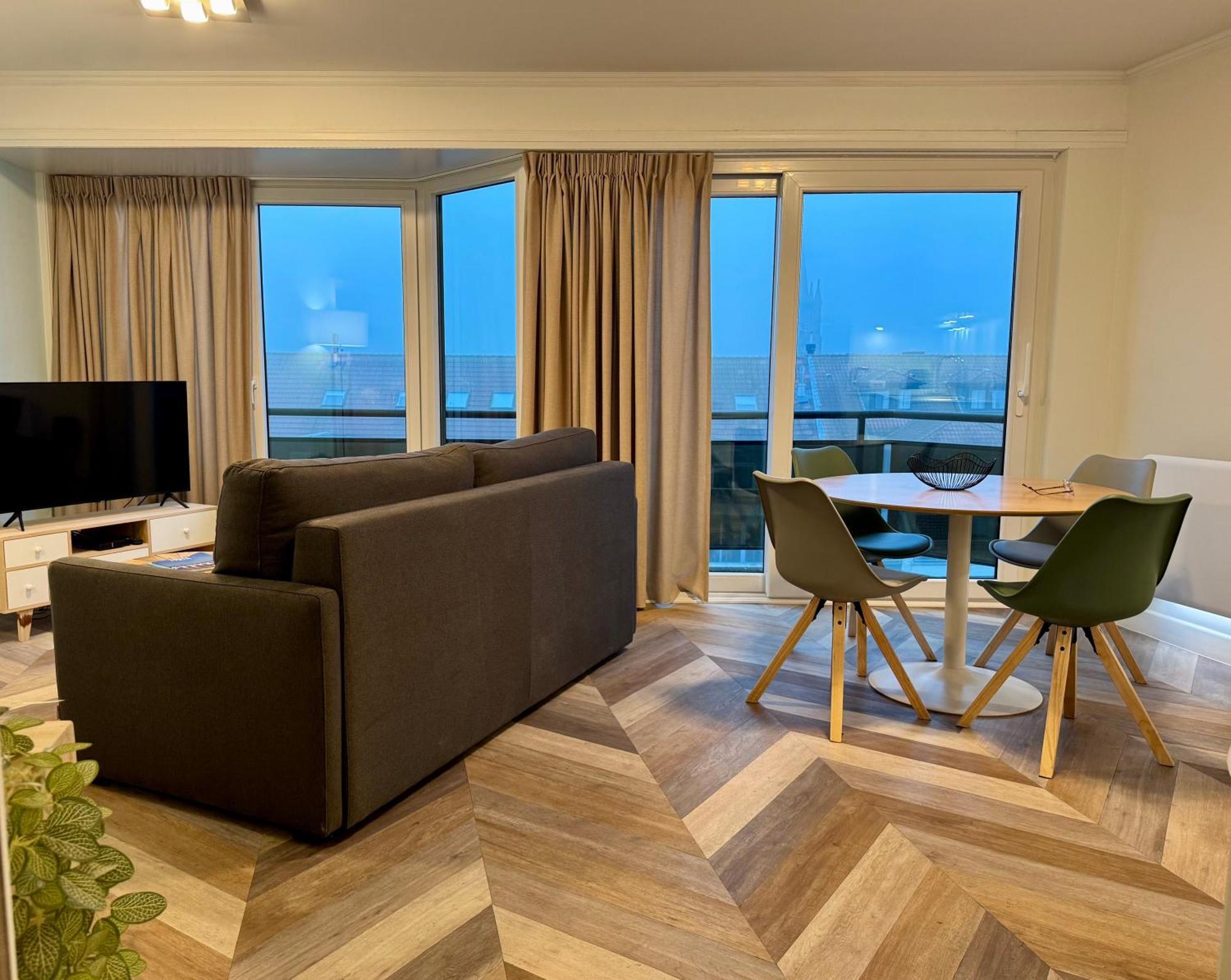 Cozy Panorama Flat By The Beach Кнокке-Хейст Экстерьер фото
